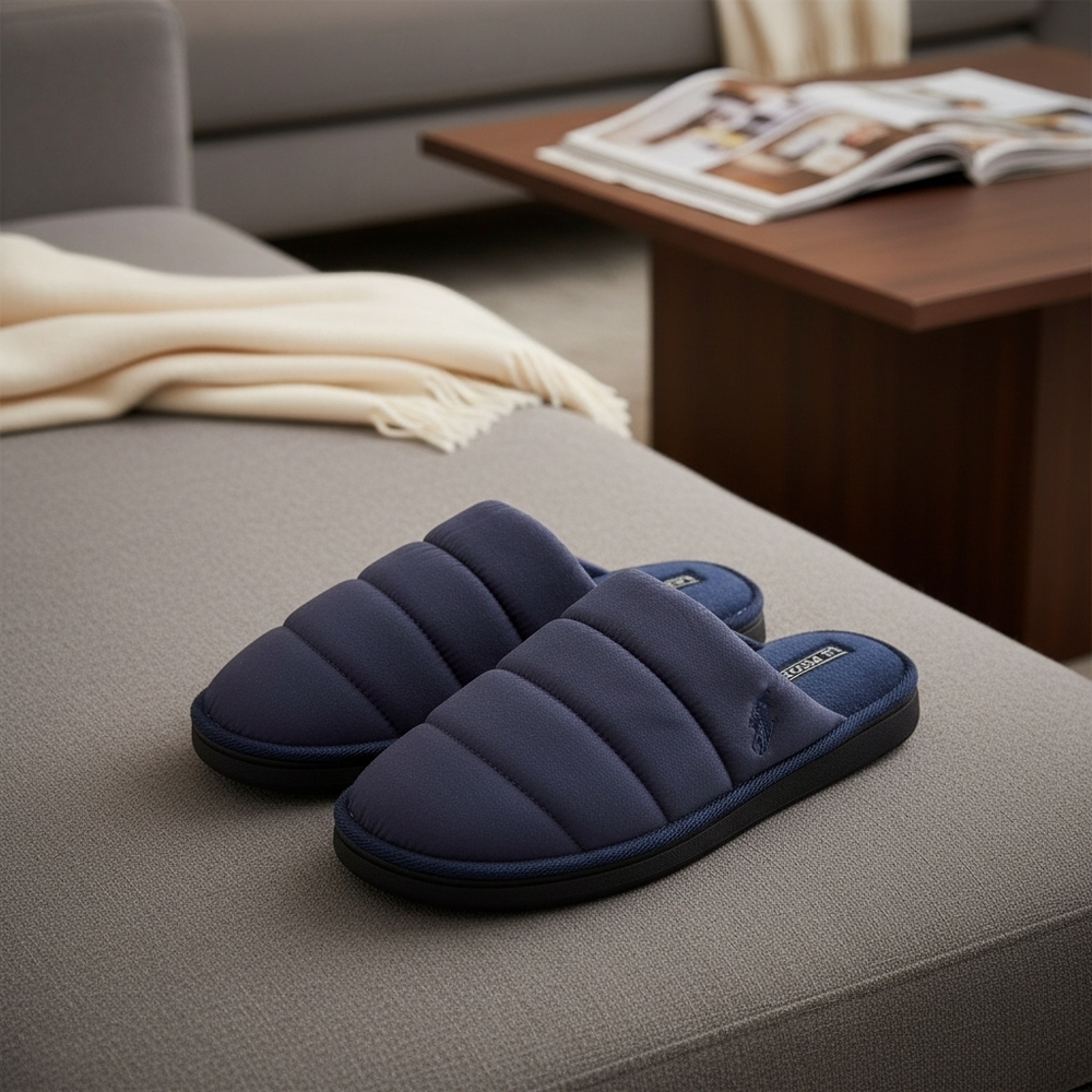 POLO Cozy Blue Slippers